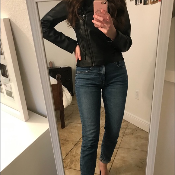 Black Leather Coat - Picture 5 of 7